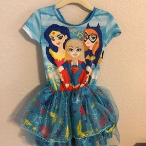 DC Superhero Girls Dress with tutu